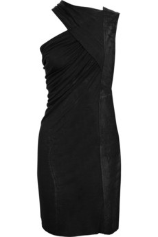 Черное платье-футляр RICK OWENS
