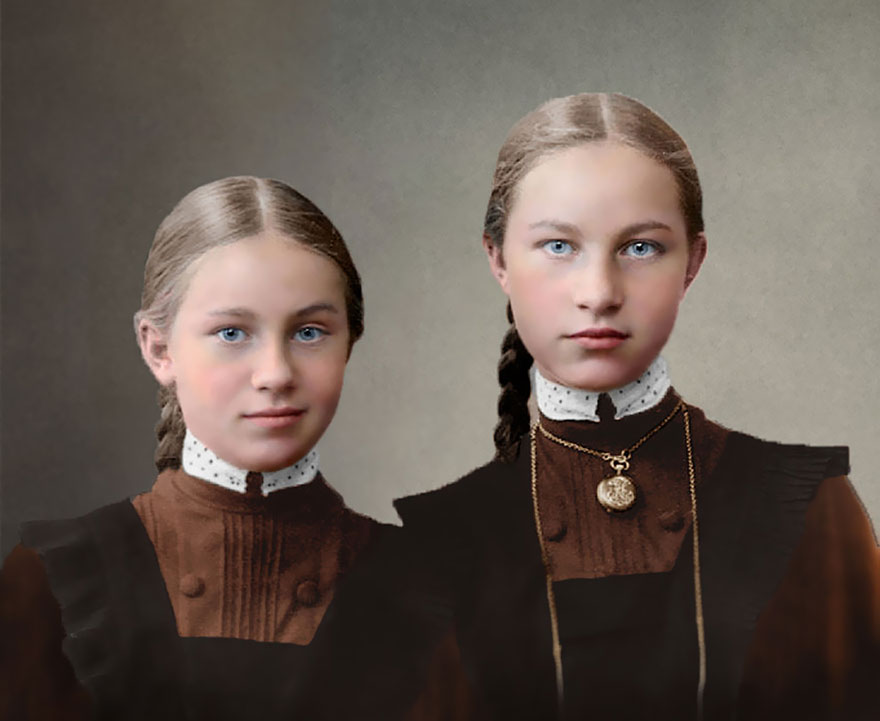 11 раскрашенных исторических фотографий о русских людях (1900-1965)
