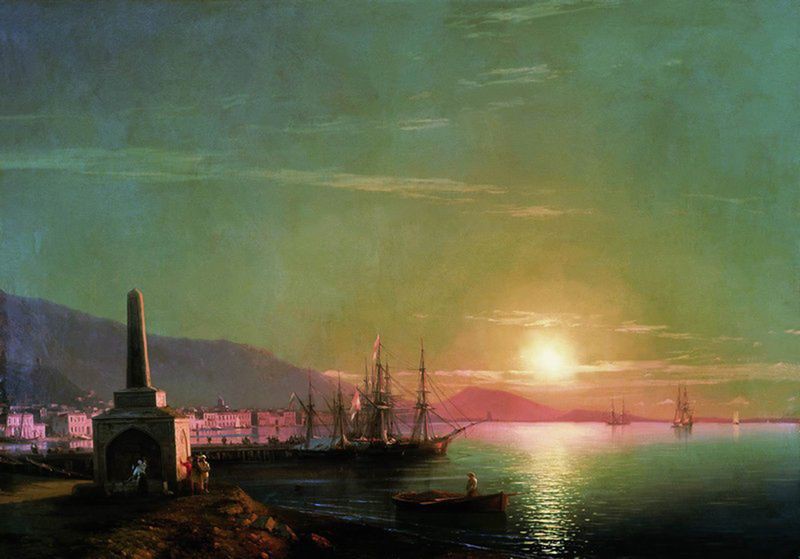 3. Восход солнца в Феодосии Айвазовский, картина, пейзаж, художник