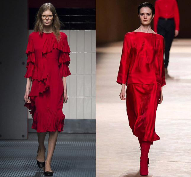Слева — Gucci, справа — Hermès