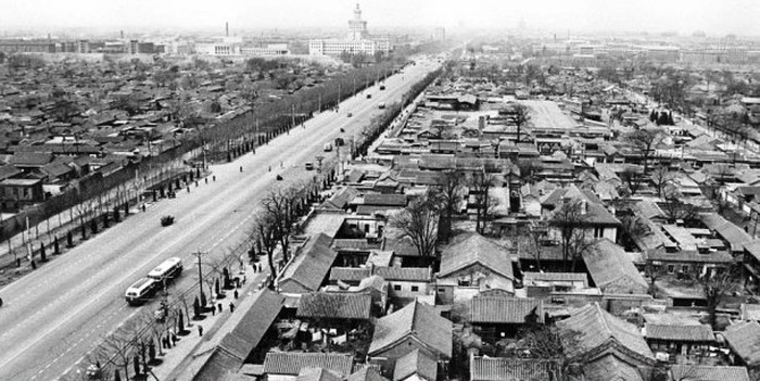 Пекин, Китай, 1950-е города, изменения