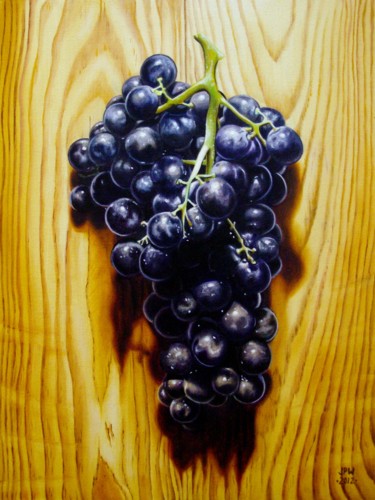 Grappe en trompe-l'oeil 30,5x22,9x0,5 cm ©2012 - Jean-Pierre Walter