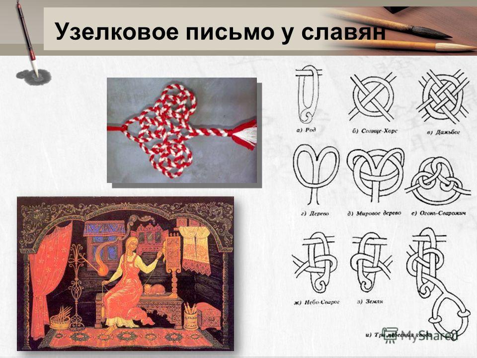 Виды письменности древних славян