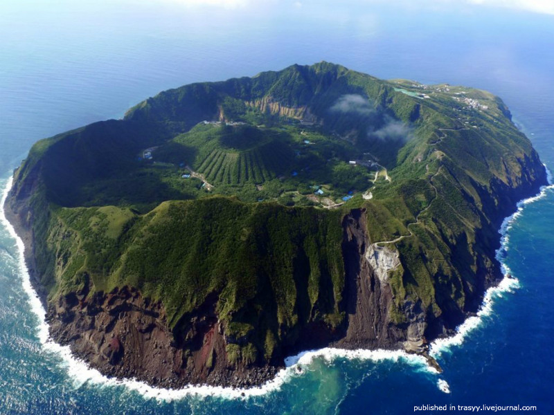 Кратер Aogashima кратеры, природа
