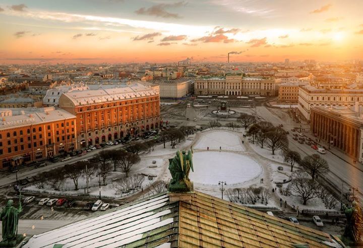 Рассветы и закаты в Санкт-Петербурге