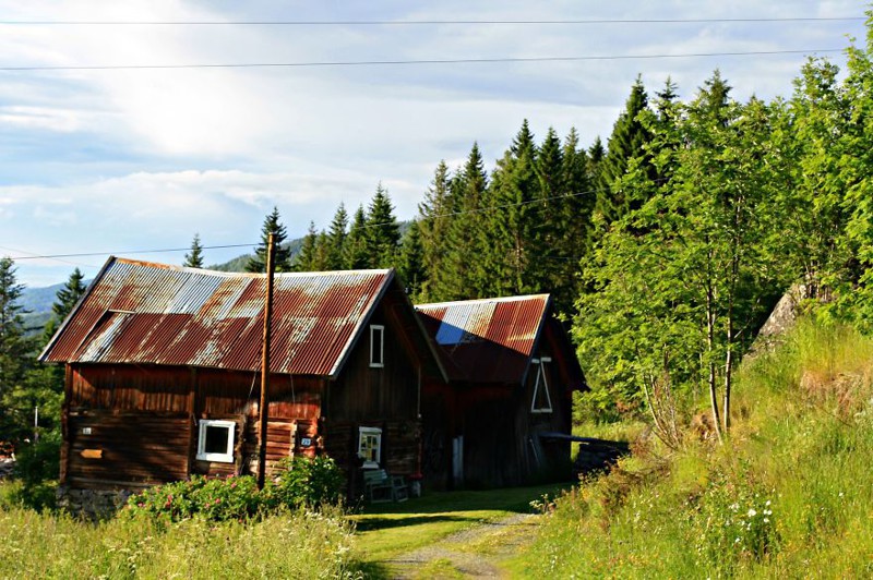 24. Старенький амбар архитектура, норвегия