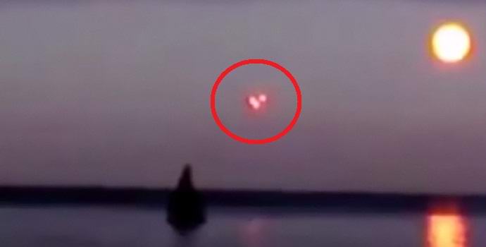 Над Балтийским морем сняли три НЛО