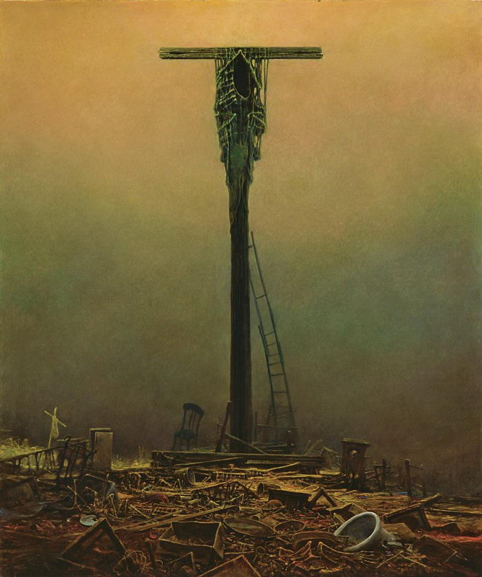 Жуткие картины Zdzisław Beksiński