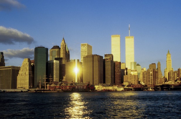 Вид на Манхэттен до 11 сентября