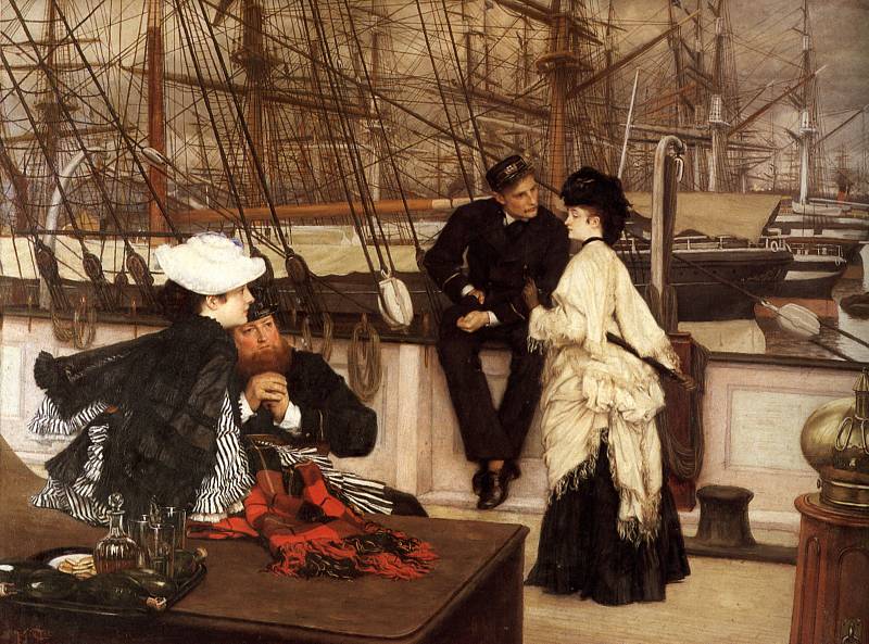 The Captain and the Mate, Автор: Tissot, Jacques Joseph (Жак Джозеф Tissot)Tissot, Jacques Joseph (Живопись на Gallerix.ru)