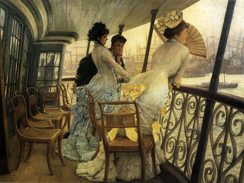 The Gallery of H.M.S. Calcutta, Автор: Tissot, Jacques Joseph (Жак Джозеф Tissot)Tissot, Jacques Joseph (Живопись на Gallerix.ru)