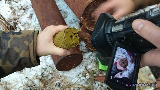 тайник с оружием для диверсантов