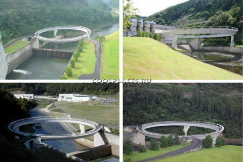 Авто - факт: единственный в мире круглый автомобильный мост