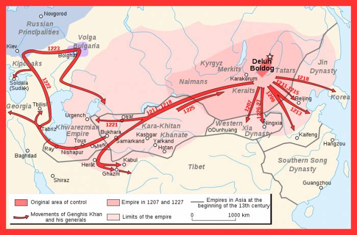 монголо-татары завоевания