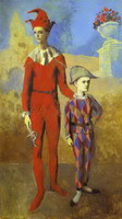 Пабло Пикассо. Акробат и молодой Арлекин. 1905