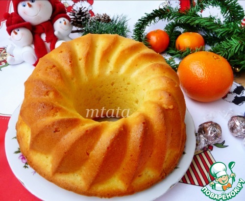 Апельсиновый витаминный кекс