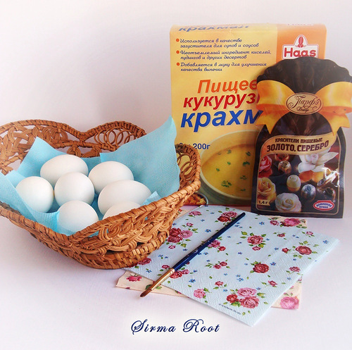 Декупаж крахмалом Декупаж крахмалом