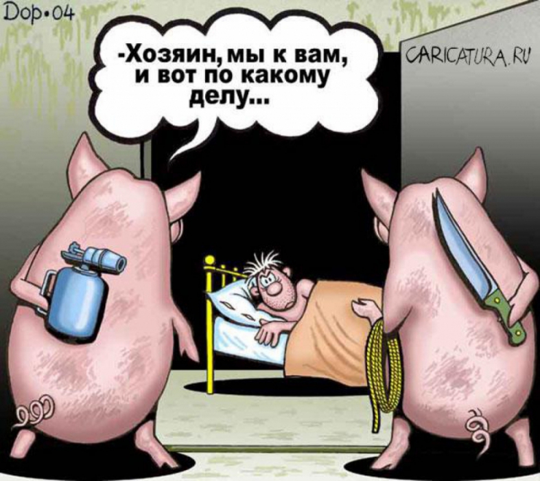 Анекдот про свинью