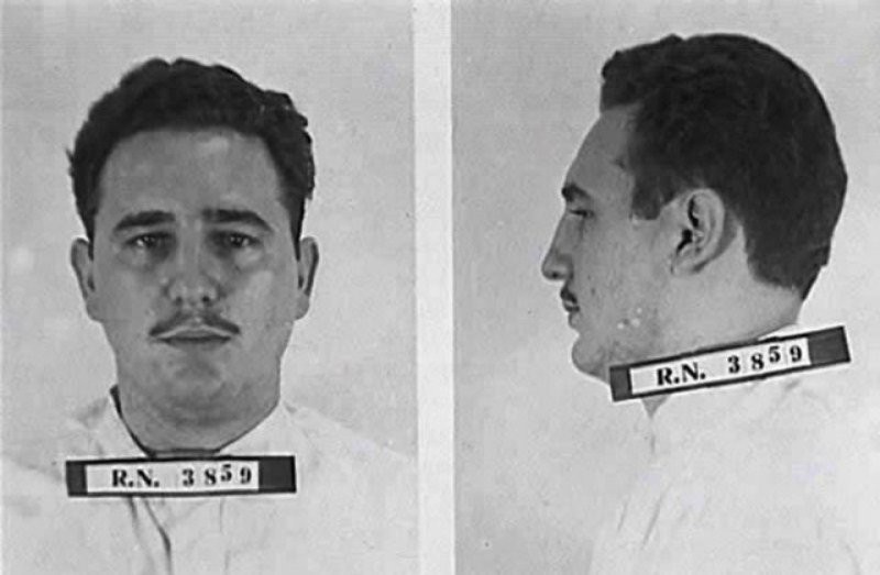 18. Фидель Кастро без бороды, в период тюремного заключения 1953-55 годы. 18. Фидель Кастро без бороды, в период тюремного заключения 1953-55 годы. интересное, исторические фото, история, фото