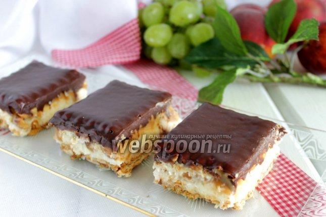 Рецепт пирожных сникерс