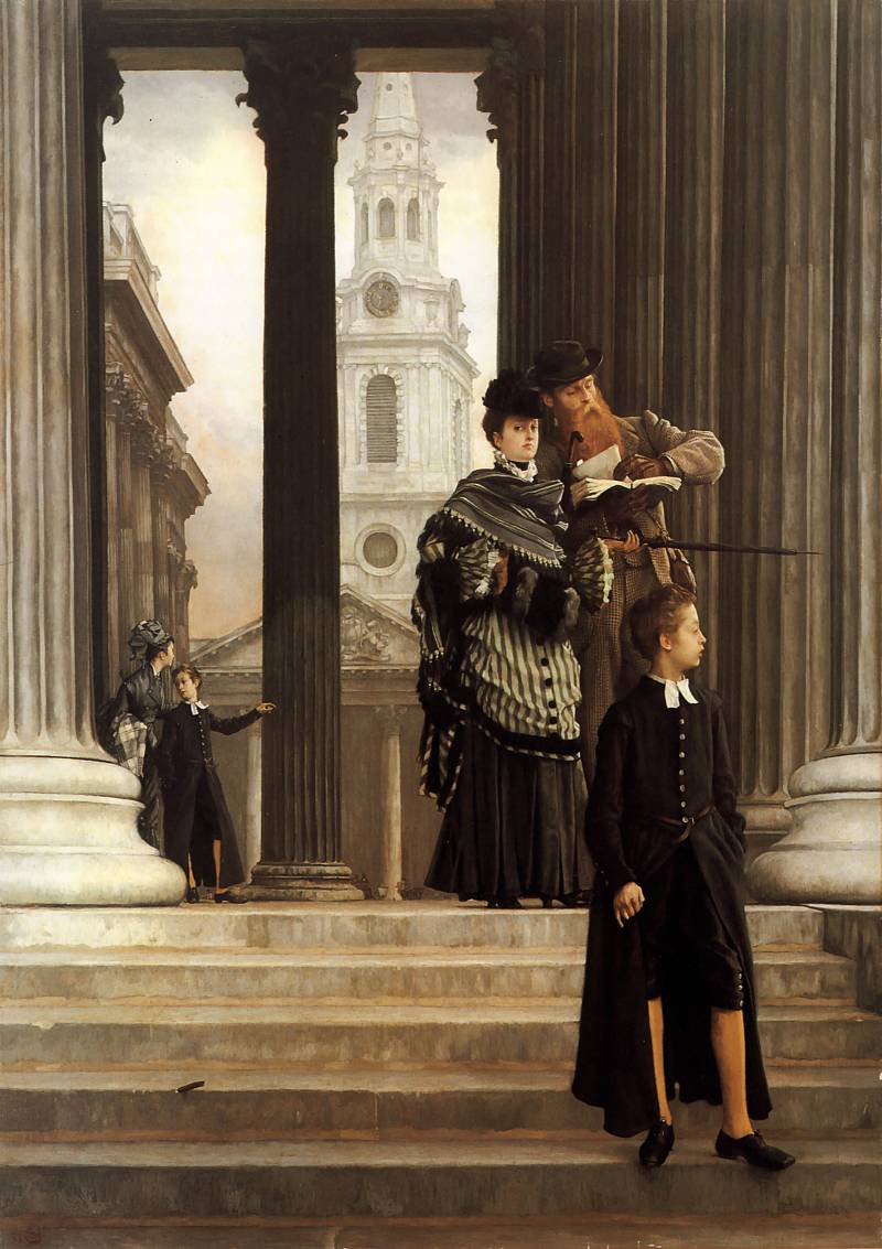 London Visitors, Автор: Tissot, Jacques Joseph (Жак Джозеф Tissot)Tissot, Jacques Joseph (Живопись на Gallerix.ru)