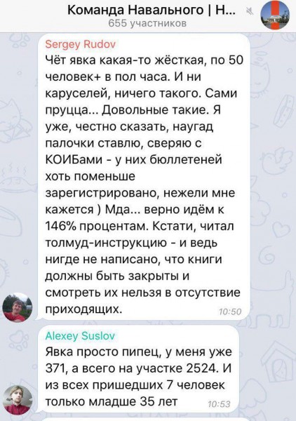 У Навального взрыв мозга: хомячки признались в высокой явке на выборах президента