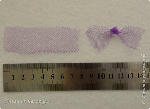 МК листка розы из фатина+роза из фатина.