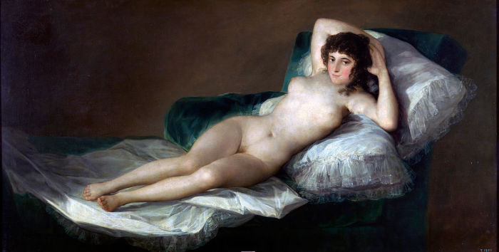 Франсиско Гойя. Маха обнажённая. Ок. 1797—1800 Франсиско Гойя. Маха обнажённая. Ок. 1797—1800
