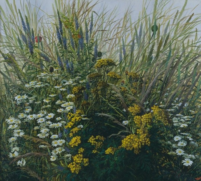 Особая прелесть цветов полевых -- творчество художника Юрия Арсенюка