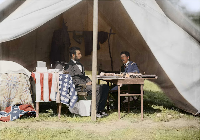 Гражданская война США 1861—1865 годов на цветных фото