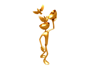 Gold Man(Золотые человечки, фигурки)