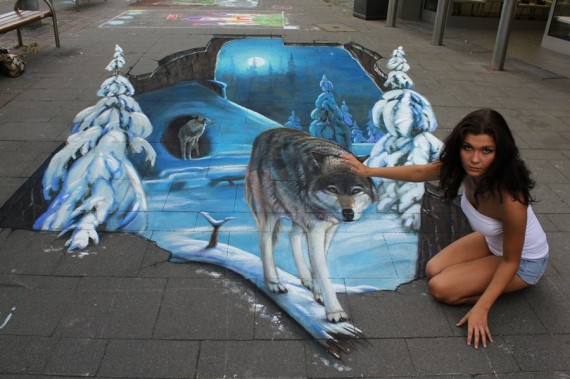 3D Street Art Николая Арндта