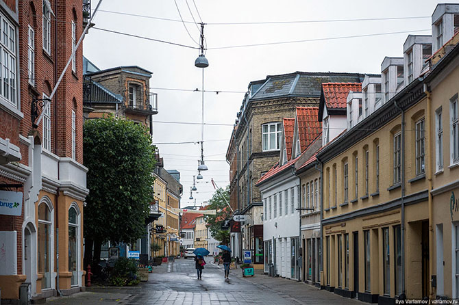 Прогулка по необычному городу Дании