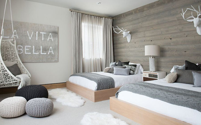 Интерьер спальни в скандинавском стиле от Reed Design Group