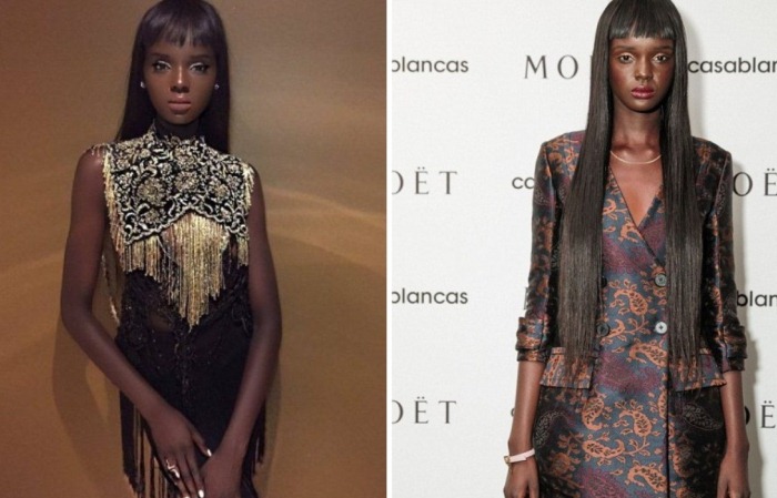 Duckie Thot - темнокожая модель, которая выглядит, как Барби. Duckie Thot - темнокожая модель, которая выглядит, как Барби.