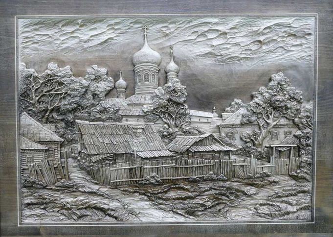 Умельцы земли Русской искусство, картины, резьба по дереву, россия, фото