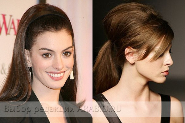 Прически с начесом фото