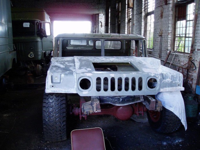 Самодельный Hummer H1 на базе ГАЗ-66 авто, своими руками, хаммер