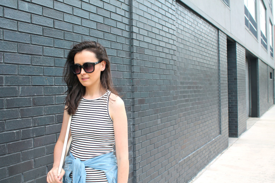blog tips: stripe dress