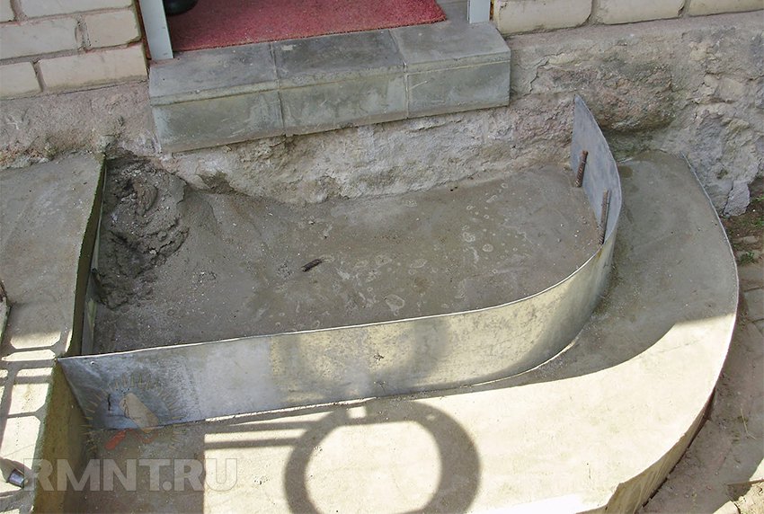 Полукруглый порог своими руками