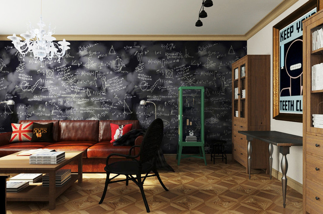 Ретро Рендеринг by VERONIKASTUDIO дизайн и строительство интерьеров