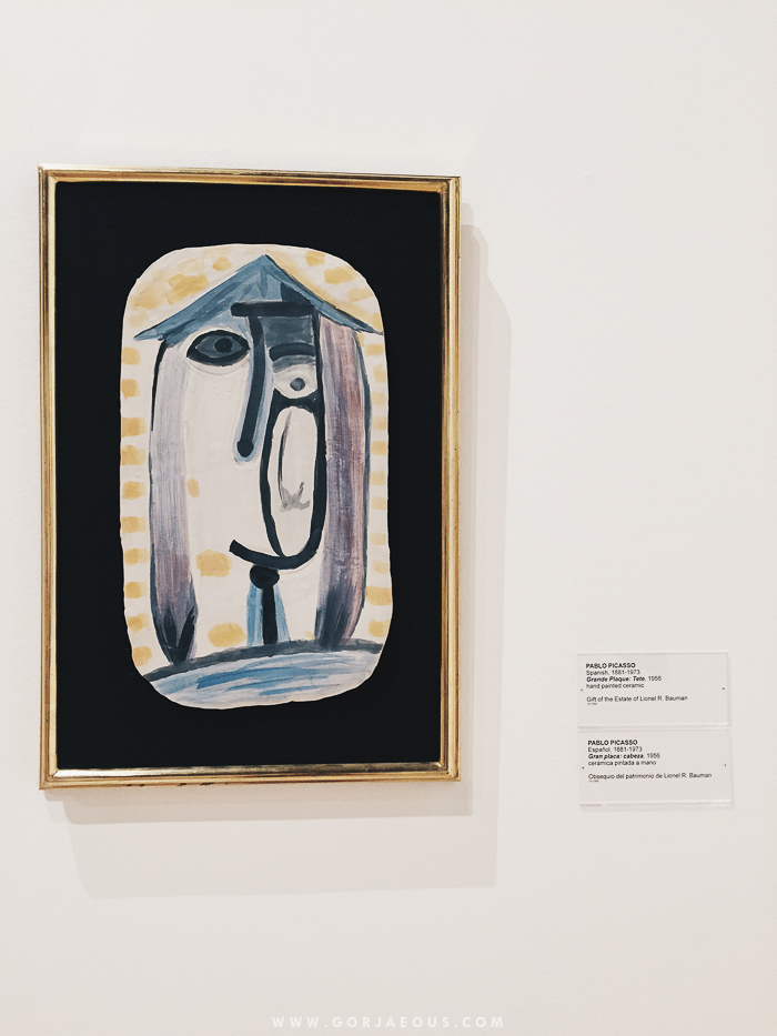 Pablo Picasso's Grande Plaque: Tete, hand painted ceramic