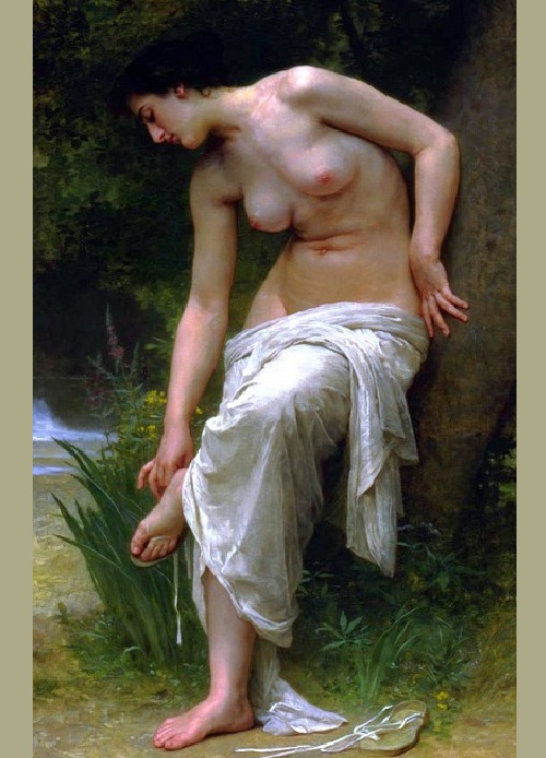 «После купания». Автор: William Bouguereau. «После купания». Автор: William Bouguereau.