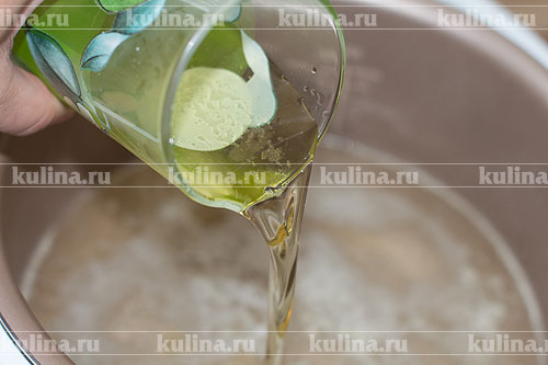 Маринованный перец на зиму Добавить растительное масло.