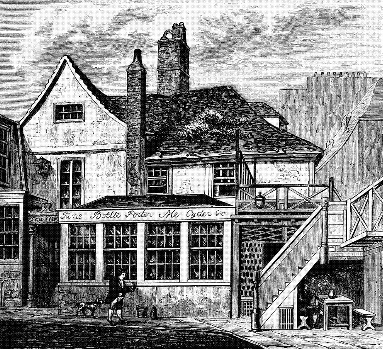 Пивная волна затопила Лондон в 1814 году после разрыва цистерны с пивом объёмом 610 тыс. литров. (Edward Walford)