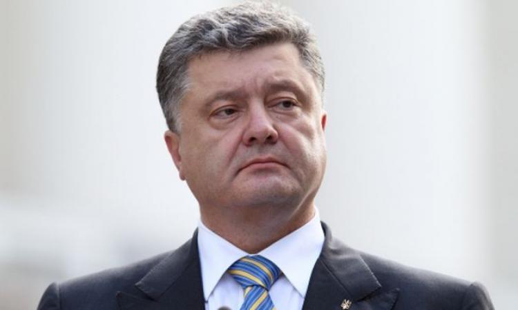 Президент Украины Петр Порошенко посетил Донбасс