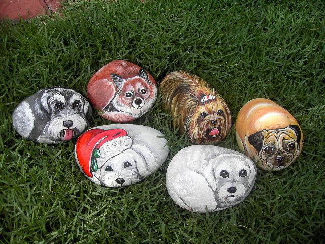 Как сделать рисунок на камень