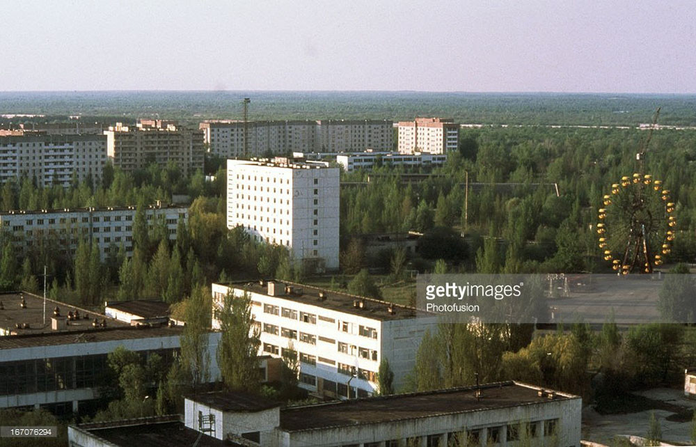 Редкие цветные фотографии Припяти в 90-е годы зона отчуждения, интересное, люди, припять