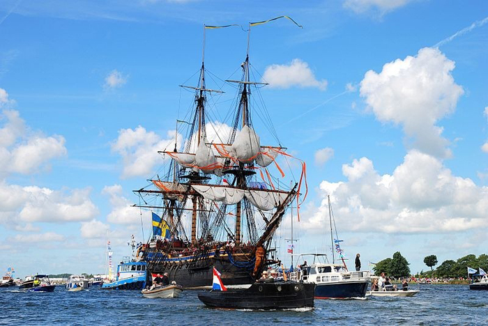 Парусное судно на SAIL Amsterdam 2010. Парусное судно на SAIL Amsterdam 2010.