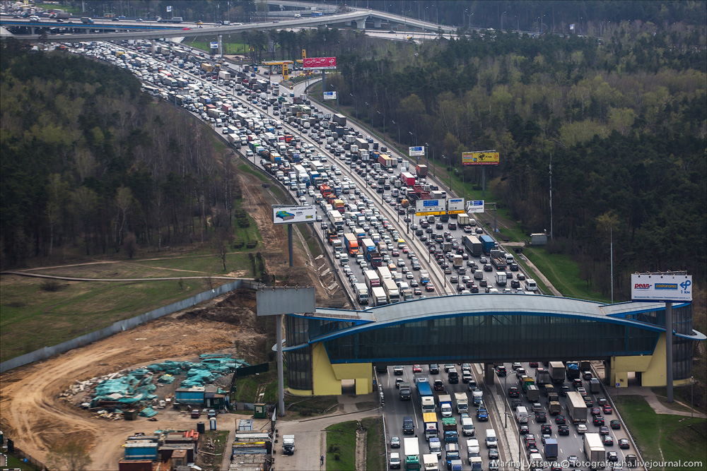 Пробки на МКАД 29.04.2015